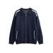 Nordmann APO Clothing|Cross-Border Lazy Old Money Style Knitted Sweater Men's Autumn Winter Loose Color-Block Zipper Cardigan_viptrois.com