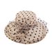 New Eugenia Edge Beach Wave Dot Flower Sunshade Children's Mesh Thin Summer Sunscreen Sun Hat_viptrois.com
