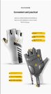 Outdoor Bicycle Road Half Finger Cycling Gloves Shock Absorption Abrasion Resistant Sunscreen Breathable Sports Fitness Fishing Gloves_viptrois.com