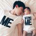 Cross Border American European Station Creative Parent Child T Shirt Summer Parent Child Outfit Shooting Short Sleeved Family Of Three Or Four_viptrois.com