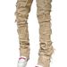 Loom WIS Creative Denim Trend Patch Tassel Men's Stretch European And American Straight Pants New H Fashion Ins_viptrois.com