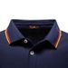 Men's Clothing Autumn Men's Long Sleeve T-Shirt Lapel Solid Color Versatile Men's Shirt Long Sleeve For Formal & Casual_viptrois.com