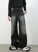 Men's Washed Loose Versatile Casual Straight Wide Leg Trousers_viptrois.com