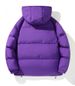 Unisex Winter Puffer Jacket – 90% White Duck Down, Detachable Hood, 3 Colors (Black/Cream/Lavender)_viptrois.com