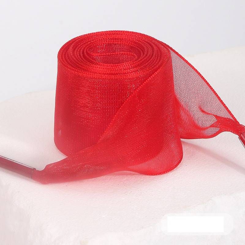 2.5cm Wide Polyester Ribbon Shoelaces - Vibrant Candy Colors For Sneakers, Casual & Work Shoes (34 Color Options) Lazy Snow Yarn Ribbon Shoelaces_viptrois.com