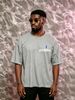 100% Cotton 190g Men T-Shirt Colorful Accent Letter Print Short Sleeve Crew Neck Casual Streetwear Summer Top_viptrois.com