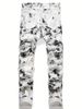 Men's Casual Straight Leg Jeans Gradient Print High Street Fashion Splatter Design Exclusive Supply_viptrois.com