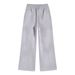 Streetwear Distressed Flared Pants – Vintage Washed Cotton Fleece-Lined Pants With Micro-Bell Hem (Unisex, S-XXL, Acid Wash Colors)_viptrois.com