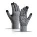 Knitted gloves with fleece thickening touch screen knitted cycling anti-slip offset warm winter gloves_viptrois.com