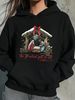 Black Christmas Nativity Hooded Sweatshirt With Mary_viptrois.com