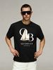 Men's 100% Cotton QUORVAN MONACO QB Letter Sailboat Print T-shirt Summer Casual Round Neck Regular Fit Nautical Luxury Short Sleeve Graphic Tee_viptrois.com