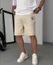 Men's Clothing Men's Casual Multi Color Beach Wear Bamboo Wrinkled Short Sleeved Suit Two Piece Suit_viptrois.com