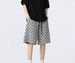 Men's Trendy Houndstooth Floral Printed Shorts Summer Thin Casual High Street Retro Five-Point Pants Outerwear Beach Wear_viptrois.com