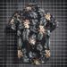 Men's Clothing Hawaiian Flower Shirt Men's Loose Large Size Beach Shirt Suit Couple Retro Suit_viptrois.com