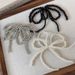 High Grade Pearl Bow Circle Tassel Shoe Buckle Pendant Fashionable Small Fragrance Style Shoe Accessories_viptrois.com