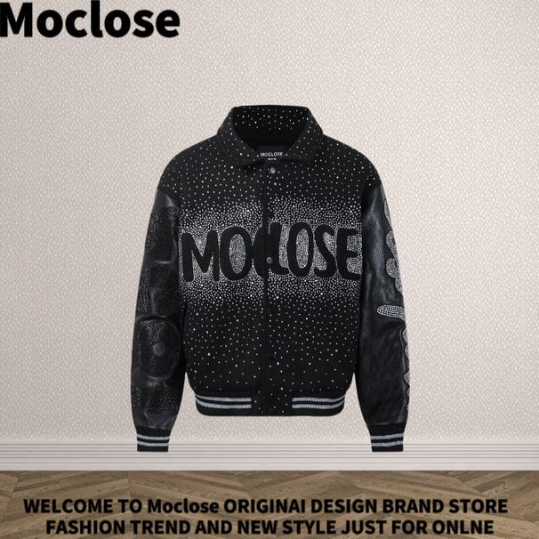 Men's Clothing Autumn And Winter Outdoor Letter Hot Diamond Casual Loose Men's And Women's Cotton Thick Warm Jacket_viptrois.com