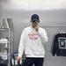 Men's Clothing Spring New Love Letter White Sweat Loose Sweat Couple Simple Sweat Men's BACRF1124_viptrois.com