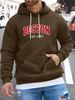 Men's Autumn And Winter Casual Fashionable Loose Hoodie Boston. 1997 Red Letter Print Warm Long Sleeved Pullover Sweater_viptrois.com