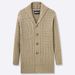 Loom Foreign Trade Cross-Border Clothing European And American Men's Mid-Length Knitted Sweater Thick Needle Twist Cardigan_viptrois.com