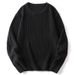 Pure 2025 Autumn Winter New Men's Wool Knit Round Neck Sweater Loose Fit Trendy Knitwear_viptrois.com