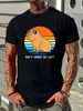 Retro Rodent Funny Capybara Dont Be Worry Be Capy Baseball Cap Snapback Caps Knitted Hat Graphic Casual Versatile Summer Stylish Comfortable_viptrois.com