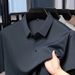 Men's Clothing Full Seamless Bark Pattern Short Sleeved Shirt Thin Loose Versatile Solid Color T Shirt_viptrois.com