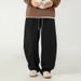 Men's Clothing Men's 25 Spring New Double Drawstring Casual Pants With Loose Fit And Slightly Tapered Legs_viptrois.com