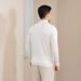 Men's Slim Fit Polo Neck Knit Sweater - Business Casual Retro Style Long Sleeve Pullover For Autumn & Winter (Black, White, Dark Grey)_viptrois.com