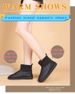 Snow boots women's new fashion thick soles in winter with extra thick velvet wear non-slip warm large cotton shoes_viptrois.com
