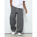 Men's Y2K Retro Joggers - Vintage US Flag Embroidered Casual Pants, Streetwear Straight Leg Trousers_viptrois.com