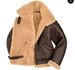 New Men's Fur Integrated Coat With Thickened Faux Leather Fleece Jacket_viptrois.com
