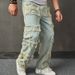 Men's Clothing Retro Wide Leg Jeans Trendy Loose Trousers High Street Wide Leg Pants_viptrois.com