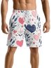 Unbeatable Quality Unbeatable Quality New Summer Versatile Love Printed Men's Trendy Brand Fitness Running Sports Basketball Shorts_viptrois.com