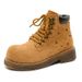 Martin Boots Tooling Boots Heightening Short Boots Tough Guy Big Head High Top Rhubarb Boots_viptrois.com