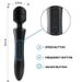 USB Charging Vibration Stick 20 Frequency Strong Earthquake Ultra Large Vibration Massager_viptrois.com