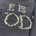 American Style Embroidered Pearl Black Jacket For Men Women, Spring And Autumn Trendy Versatile Baseball Jacket, Stylish_viptrois.com