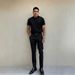 New Men's Slim Fit Business Dress Pants Solid Color Elastic Straight Leg Casual Commuter Trousers_viptrois.com