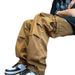 Men's Clothing Loose Multi Pocket Straight Casual Men's Long Trousers Men's Large Size Men's Casual Trousers_viptrois.com