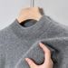 Pure Winter New Wool 's Half Turtleneck Warm Knitted For Middle-aged And Young Casual Inner Wear Solid Color Sweater_viptrois.com