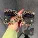 Fashion Hollow Pearl Legs Large Square Frame Sunglasses For Women Trend Big Face Slim Metal Frame Sunglasses_viptrois.com