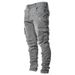 Men's Clothing Jeans, Casual Pants For Teenagers, Side Pockets, Slim Fit, Tight Fitting Men's Jeans._viptrois.com