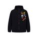 American Style Hidden Button Mal Design Silhoute Niche Cardigan Hooded Sweatshirt Unisex Spring Loose Versatile_viptrois.com