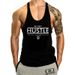 Summer Men's Letter-printed Vest, Basketball Sports Fitness Sweatshirt, I-shaped Sleeveless T-shirt_viptrois.com