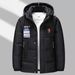 Men's Clothing 25 New Autumn And Winter High-quality Embroidered Chest Label Loose Detachable Hooded Warm Thickened Cotton Jacket_viptrois.com