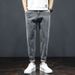 Men's Jeans Men's Autumn 2024 Korean Version Men's Harlan Loose Jeans Youth Trousers Wholesale Trend Straight_viptrois.com