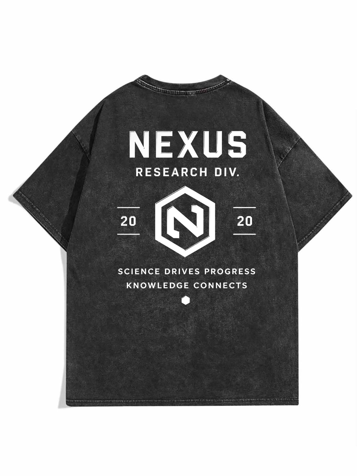 Men's Clothing Heavy Washed Cotton Short Sleeved T Shirt Casual Trend Unisex Summer Ins Black Round Neck Top Trendy Versatile Half Sleeve_viptrois.com