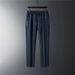 Men's Plus Size Fleece-Lined Jogger Pants – Winter Warm Sweatpants With Elastic Waist & Tapered Cuff (Black, Navy) – Sizes L To 8XL_viptrois.com