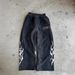 Men's Clothing Retro Pattern Printed Casual Pants Men Y2K Street Harajuku Style High Waist Loose Sports Sweatpants Trend_viptrois.com