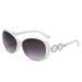 Classic Women's Fashion Oval Small Gourd Sunglasses Sunshade Glasses_viptrois.com