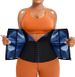 Ladies' Fitness Yoga Waist Belt with Three Rows Zipper Waist Strap Explosive Sweat Plastic Waist and Sports Waist Strap_viptrois.com